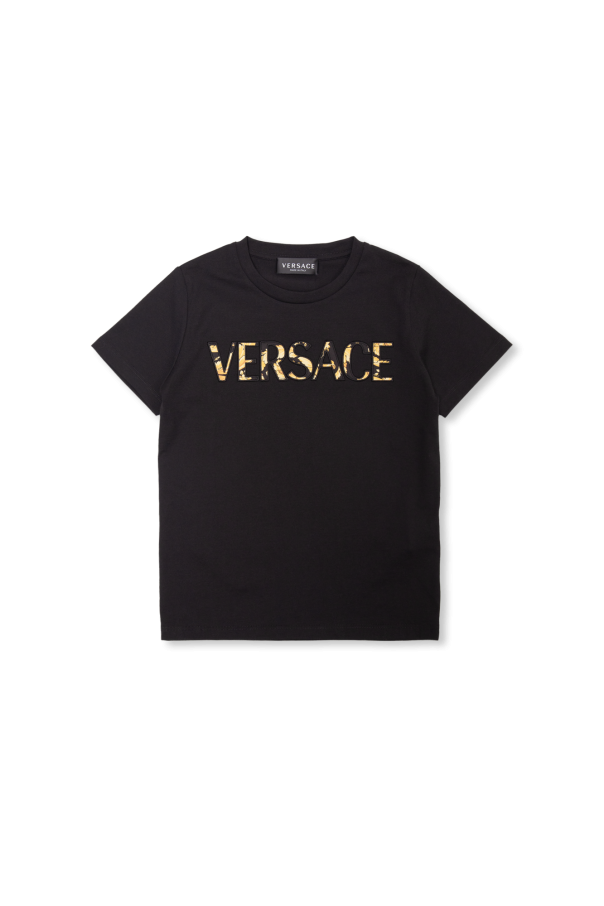 Versace Kids Tshirt with logo Kids's Girls clothes (414 years) Vitkac